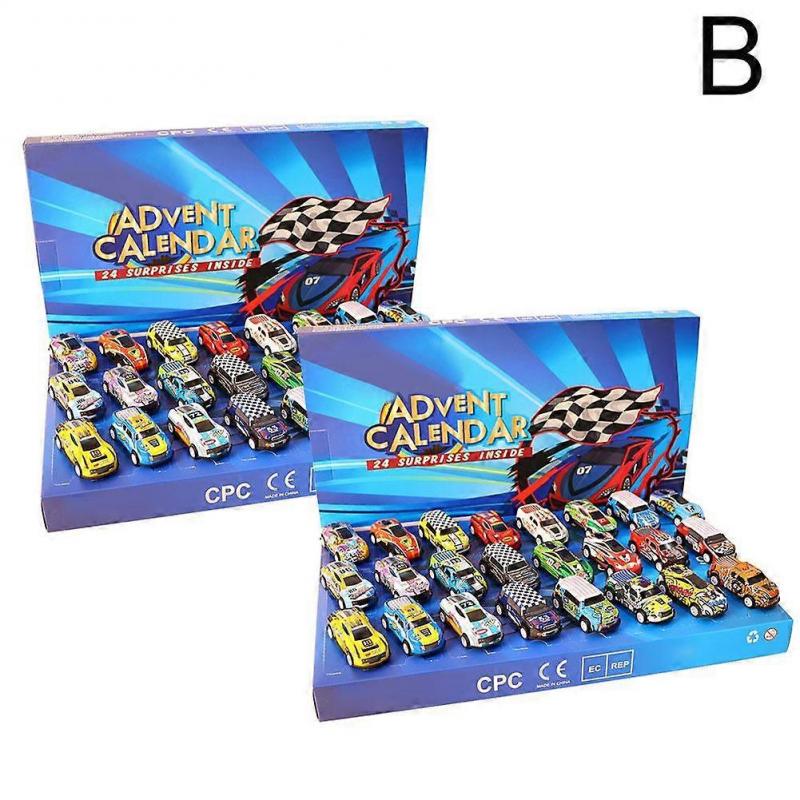 Countdown Toy Car 24 Day Countdown To Christmas Toys Cars Children's Gifts