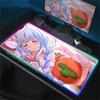 RGB Glowing Hololive Usada Pekora Mousepad Laptop Anime Girl Kawaii Table Mat Non-Slip Office Keyboard Mouse Pad Large Mouse Mat