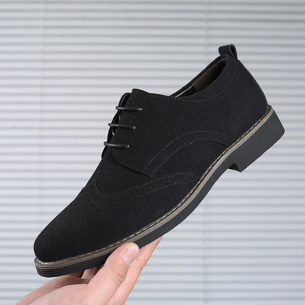 Men's Shoes Business Leisure Leather Shoes for Men Spring/Autumn Lace Up Man Shoe Formal