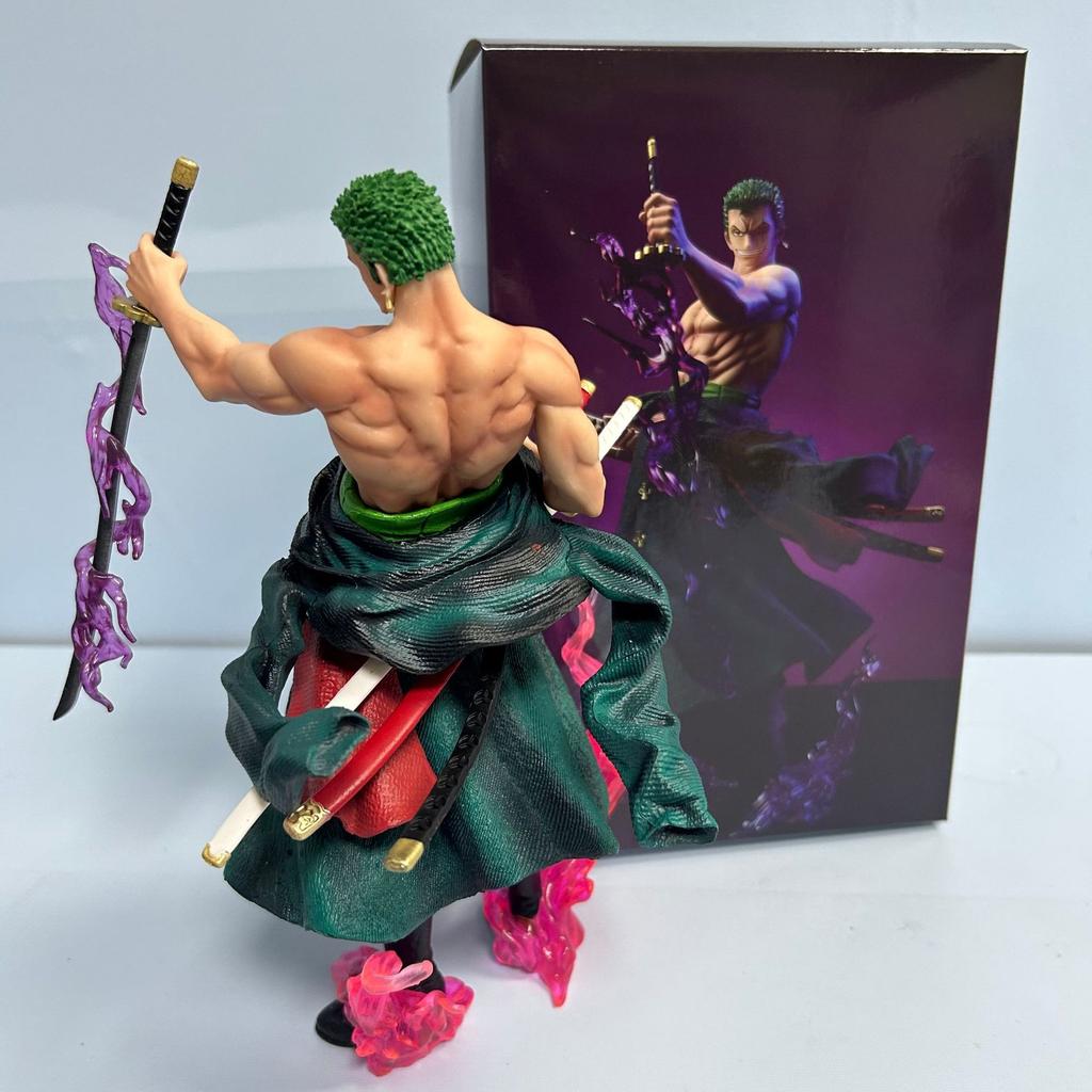 Sale One Piece 50cm Roronoa Zoro Anime Action Figures Model Toys Pvc Statue Roronoa Zoro Model Statue Dolls Birthday Gift