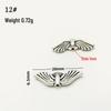 Tibetan Silver Angel Wing & Butterfly Feather Beads for Handmade Jewelry & DIY Accessories