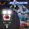 LED Owl Demon Eye Headlight Dynamic Motorcycle Devil Eyes Yellow White Flash Waterproof for Motorbike Car Headlight Accessories