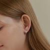 Lewe Klarband One-Touch Ohrring (Silber Gold)