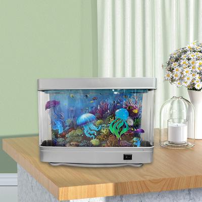 Aquarium Lamp Artificial Tropical Landscape Halloween Night Light for Party Home