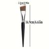 Beveled Shaped Blade Flat Foundation Brush Black Makeup Brushes Professional Women Face Base Liquid Foundation Cosmetics Brush