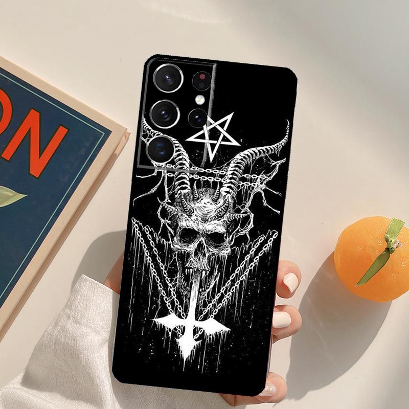 Devil Satan Phone Case For Samsung Galaxy S24 S25 S26 Ultra S20 S21 S22 S23 Plus S10 S25 FE Back Cover