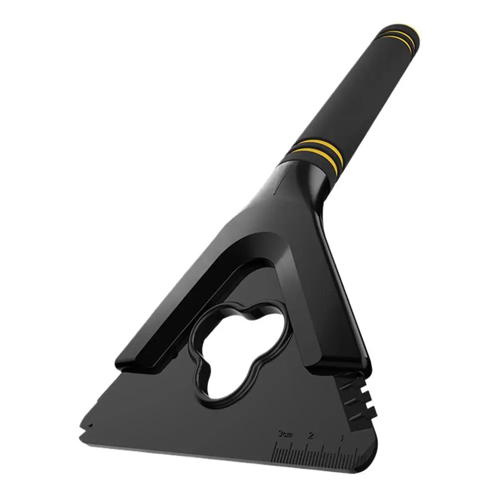 Car Windshield Snow Scraper Ergonomic Handle Non Slip Scraper Clearing Snow Multifunctional Defrost Ice Tool Winter Small S M1K3