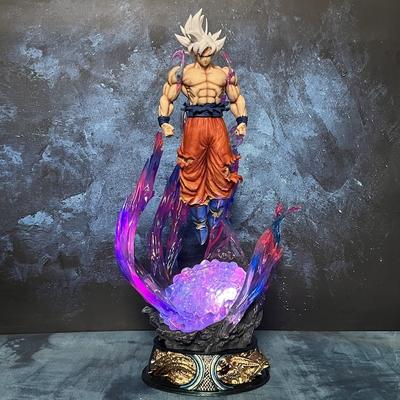 Dragon Ball Anime Figure 25Cm Son Goku Ultra Tinct Super Saiyan Figurine Statue Pvc Statue Model Ornament Collection Toy Gift