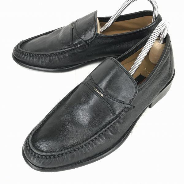 

Германия Ллойд Тяжелая Кожа Слипоны 24.5 Черные Туфли Платье Бизнес(ИСПОЛЬЗОВАЛ)