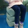 Blueberry Skin Travel Air Inflatable Yoga Pad Footrest Cushion Pillow Car Airplane Sleeping  Bed