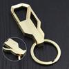 Gifts Simple Metal Keychain Key Chain Car Business Key Ring