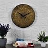 Vintage Clock Brass Handcrafted Wooden Wall Clock