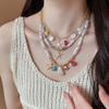 Sea Series Conch Shell Starfish Necklace Zinc Zinc Alloy Pearl Starfish Beach Pendant Daily