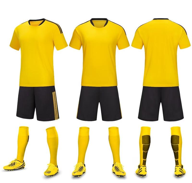 Kids Adult Soccer Uniform Sportssuit Men'S And Women'S Short Sleeve Jersey Soccer Training Team Uniform Summer