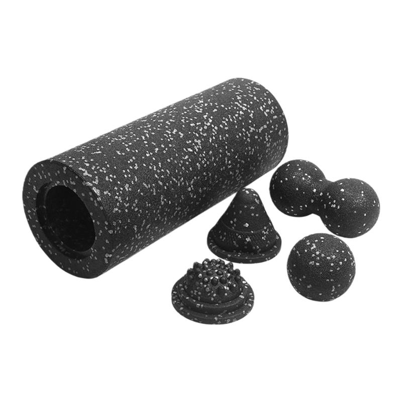Deep Tissue Massage Rollers Set High Density Round Foam Rollers Fitness Tool Peanut Massage Ball Deep Tissue Massager 1