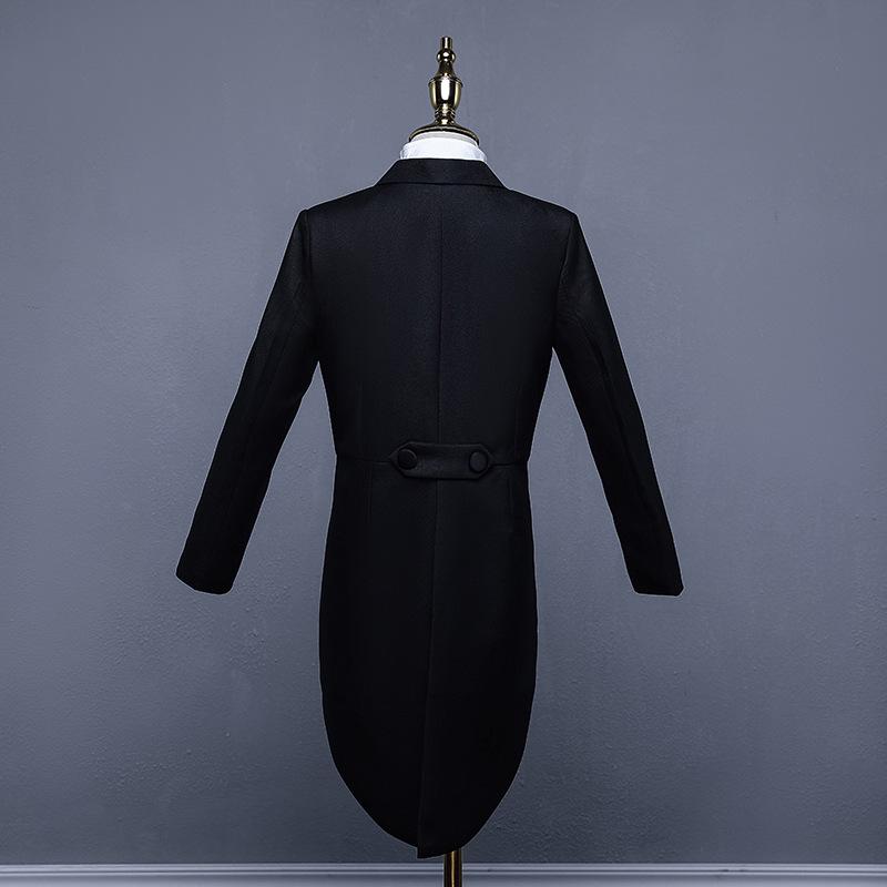 Children's Korean Style Tuxedo Blazer Set for Boys - Perfect for Violin, Piano Competitions, Performances, and Events