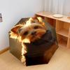 1 PC Automatic Folding Umbrella - Yorkshire Terrier Pattern, Portable & Foldable Design with 8 Ribs, Christmas Birthday Gifts