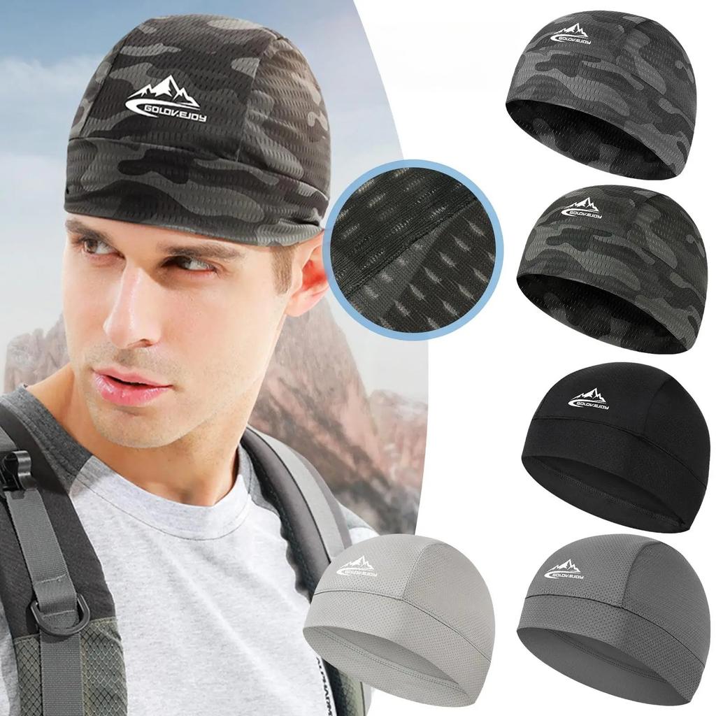 Breathable Mesh Cycling Helmet Liner - Anti-Sweat Bike & Ski Under Cap Thin Hat R8U5