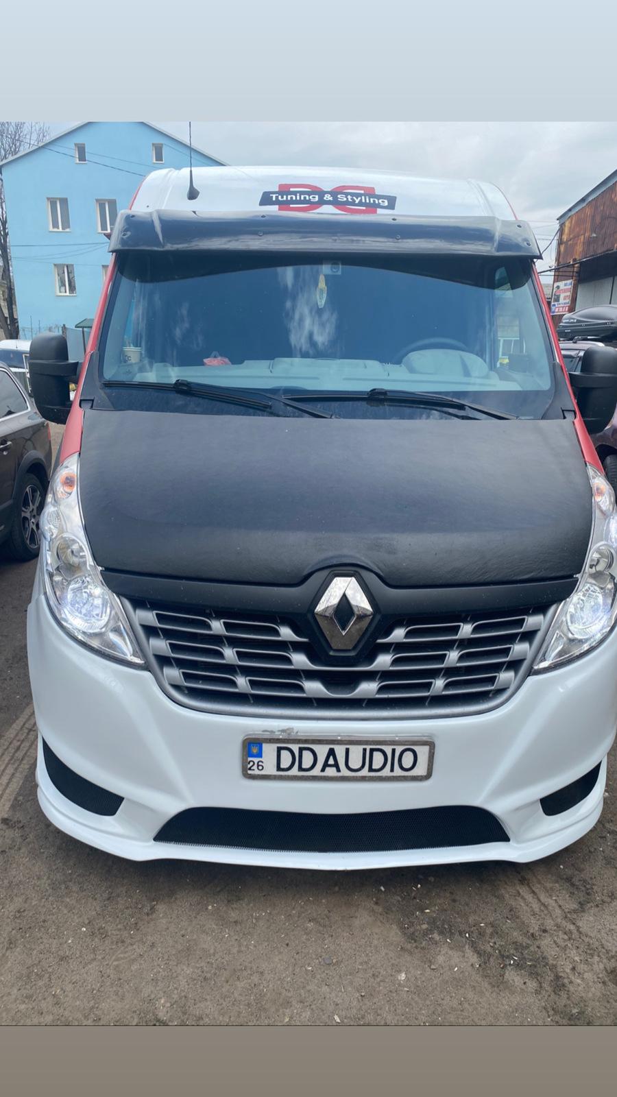 

Передній бампер AMG (накладка, під фарбування) для Renault Master 2011-2023 рр.
