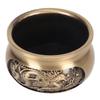 Brass Incense Burner Rustproof Decorative Metal Incense Burner Holder with Incense Stick Holder