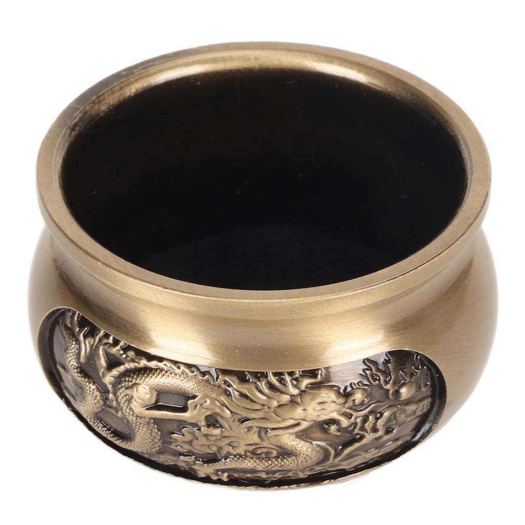 Brass Incense Burner Rustproof Decorative Metal Incense Burner Holder with Incense Stick Holder