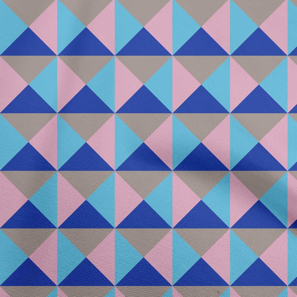 oneOone Georgette Viskose Dunkelmagenta Stoff Geometrisch Nähstoff Meterware Bedruckt DIY Kleidung Nähzubehör 42 Zoll