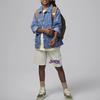Jordan Flight Heritage Denim Jacket Blue Gray Kids' HF2621-436