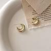 2023 Chic Simple Metal Circle Stud Earrings