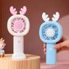 LINGPAN Cute Deer Handheld Rechargeable Fan - 5 Pack