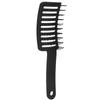 Gebogene Entwirr-Haarbürste mit Belüftung Universal Hohler ABS-Griff Belüftete Entwirrbürste für Salon