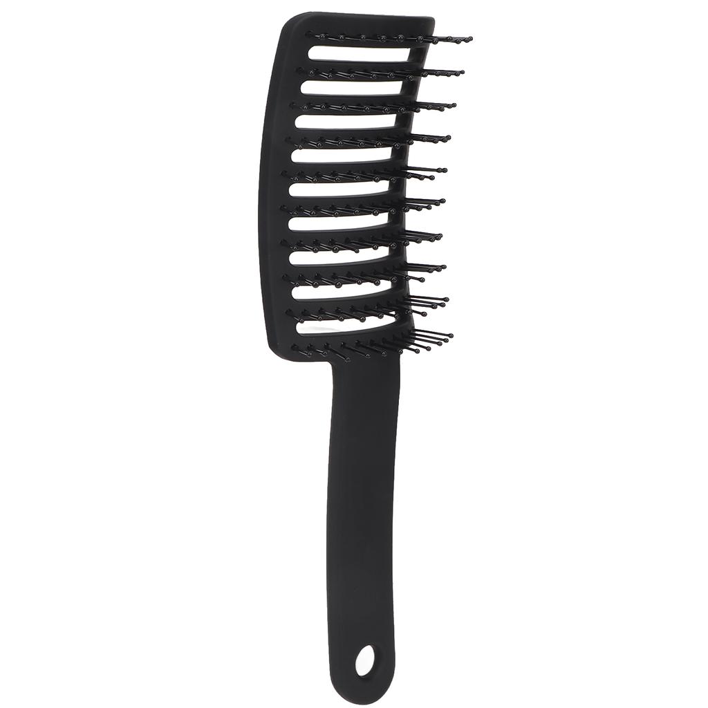 Curved Vented Detangling Hair Brush Universal Hollow ABS Handle Vent Detangler Brush for Salon