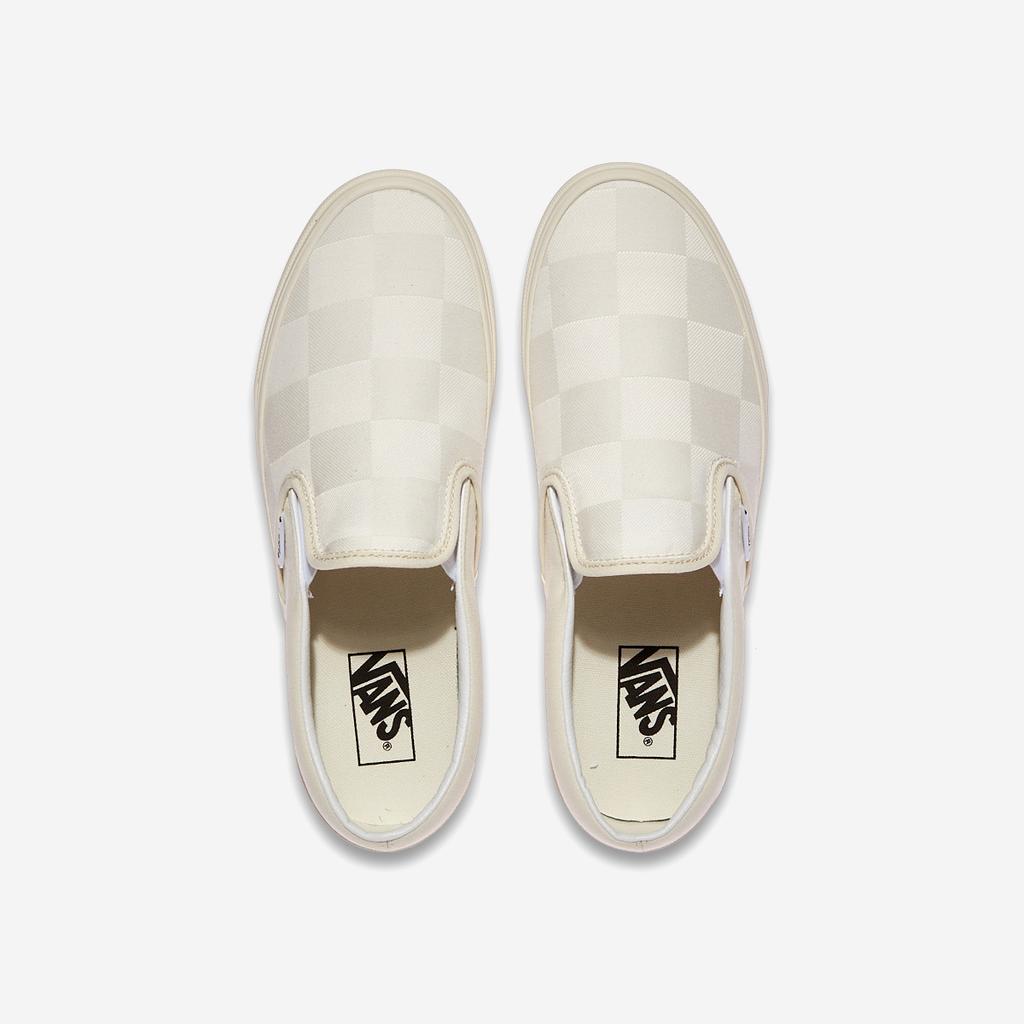 [Vans] Classic Slip-On - Mono Checkerboard White [VN000D5PCJA] [Shipped from Korea] 100% Authentic