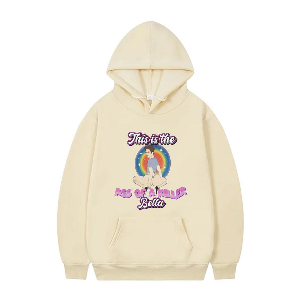 Twilight Edward Cullen Parody Robert Pattinson This Is The Ass of A Killer Bella Funny Meme Hoodie Casual Oversized Pullover