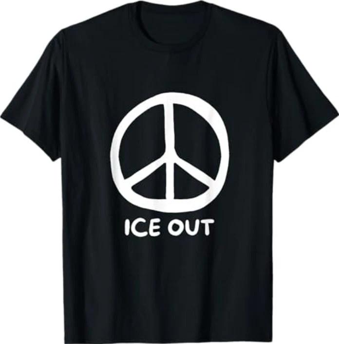Ice Out Peace Symbol T-Shirt XL