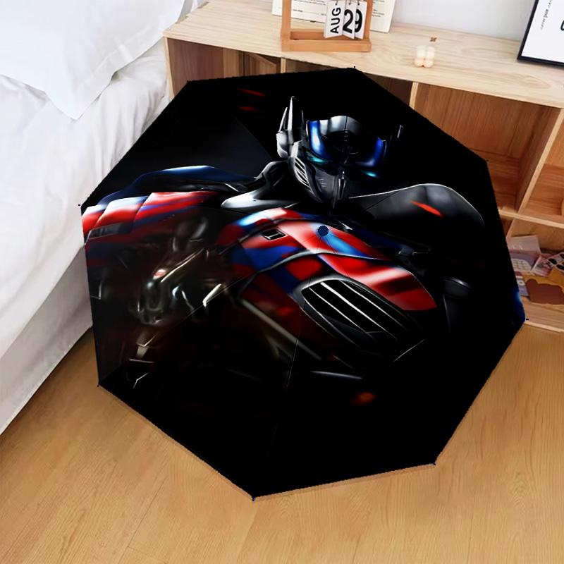 Clown villain Umbrella Folding umbrella, automatic umbrella 8-Frame for Travel, camping Use Gift for Halloween Christmas