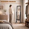 Freestanding Adjustable Angle Dressing Mirror, Full Length Mirror for Bedroom, Living Room, 148 X 47 Cm, Black
