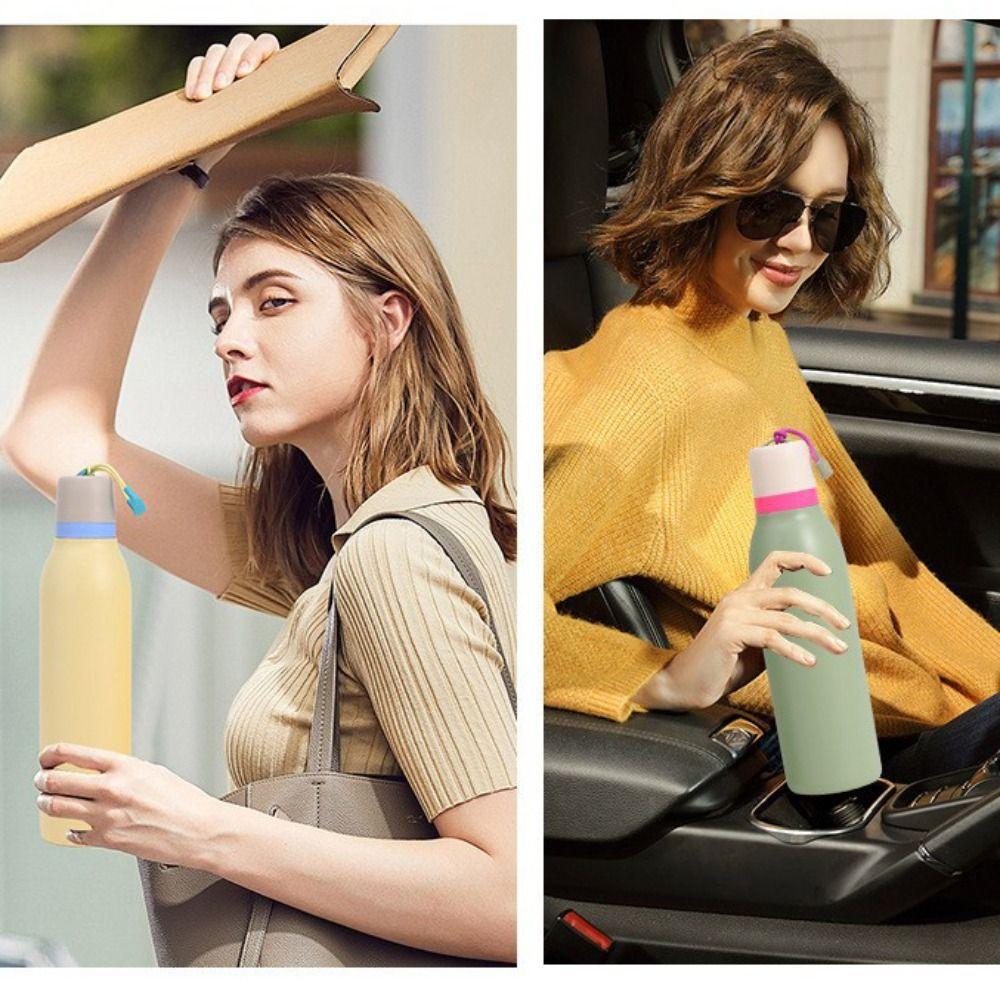 Leak-Proof Insulated Bottle Stainless Steel Vacuum Flask Bottle Water Cup  Outdoor Activities