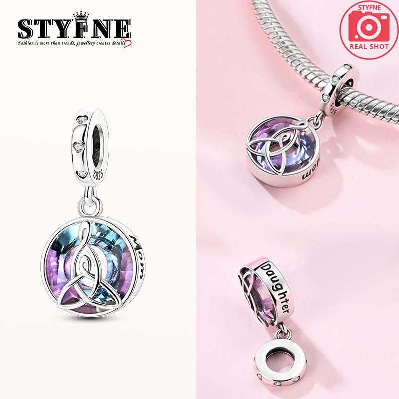 

Charms Plata Dreamy Parent-Child Angel Symbol Pendants Fit Original Bracelets Charms For Women Jewelry Diy Making Gifts