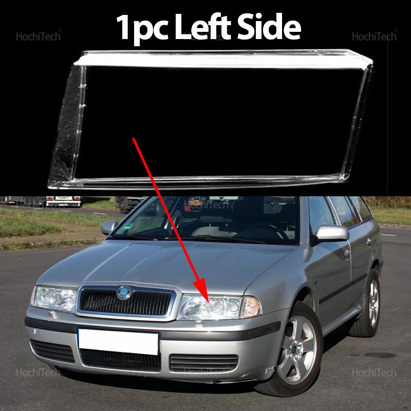 For Skoda Octavia Ouya 1U 2001 2002 2003 2004 Headlight Cover Car Headlamp Lens Glass Replacement Front Lamp Shade Auto Shell