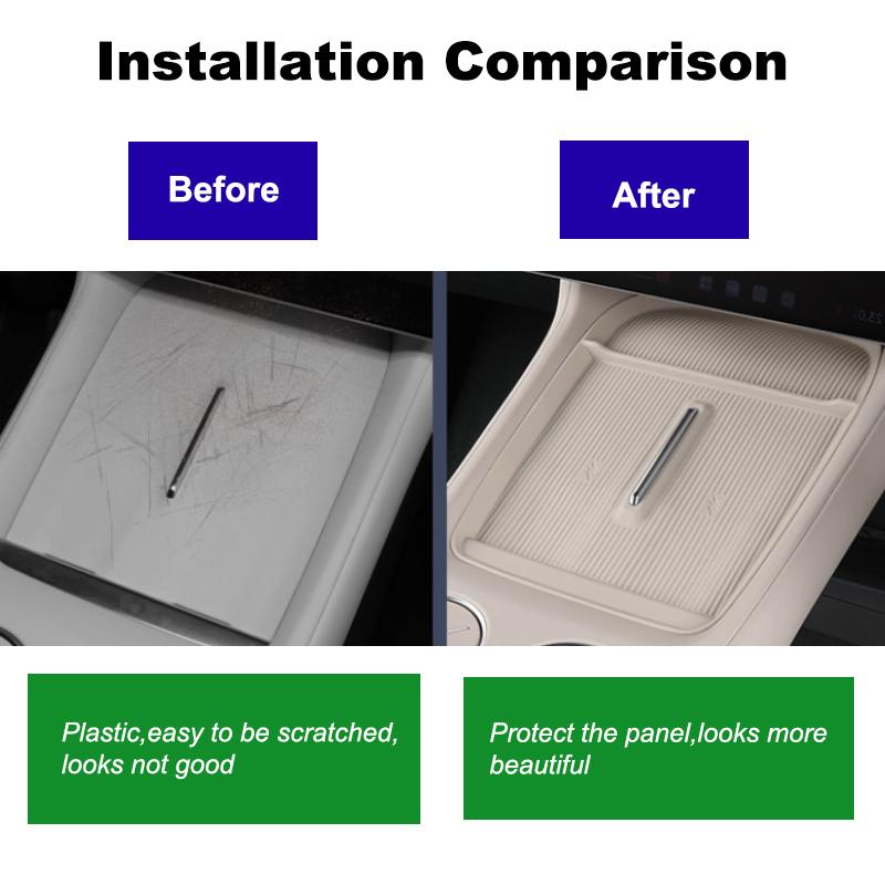 For Xiaomi YU7 2025 2026 Central Control Wireless Charging Silicone Pad Water Cup Pad Storage Pad Accessories