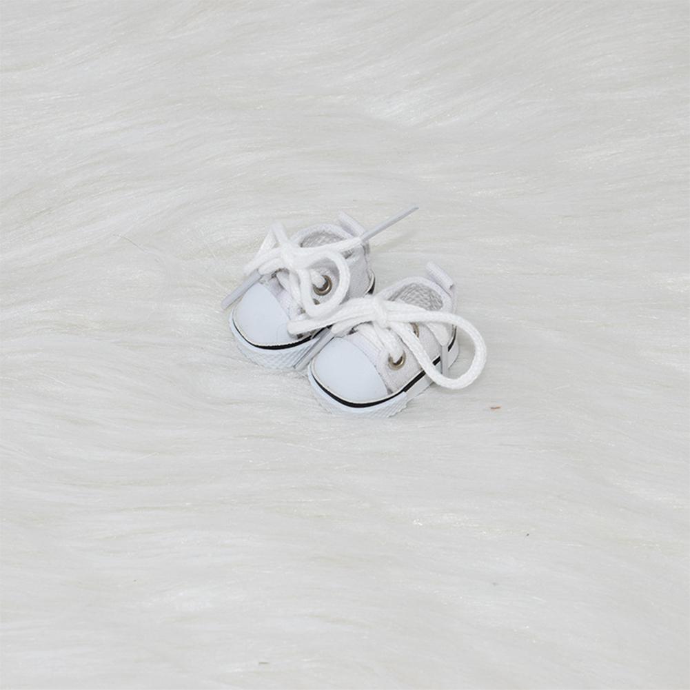 

17 см хлопчатобумажные туфли для кукол спортивные ботинки повседневная обувь для кукол, 3,8 см аксессуары для кукол DIY игрушки для кукол белый