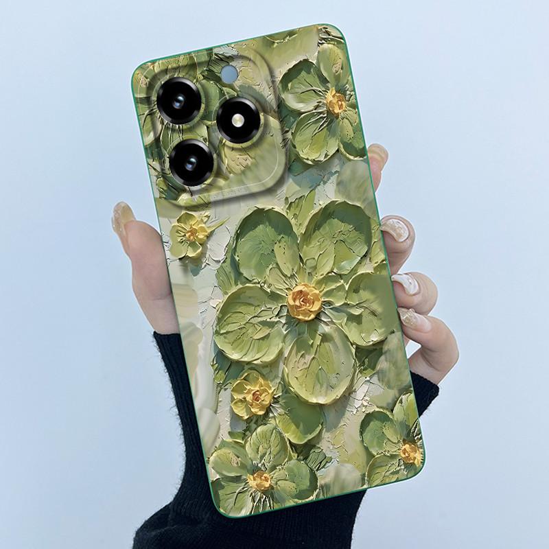 Case For Realme C61 C63 Cute Panda Sweet Girls Cats Silicone Soft Back Cover For Realme Narzo N63 2024 Bumper Protective Casing