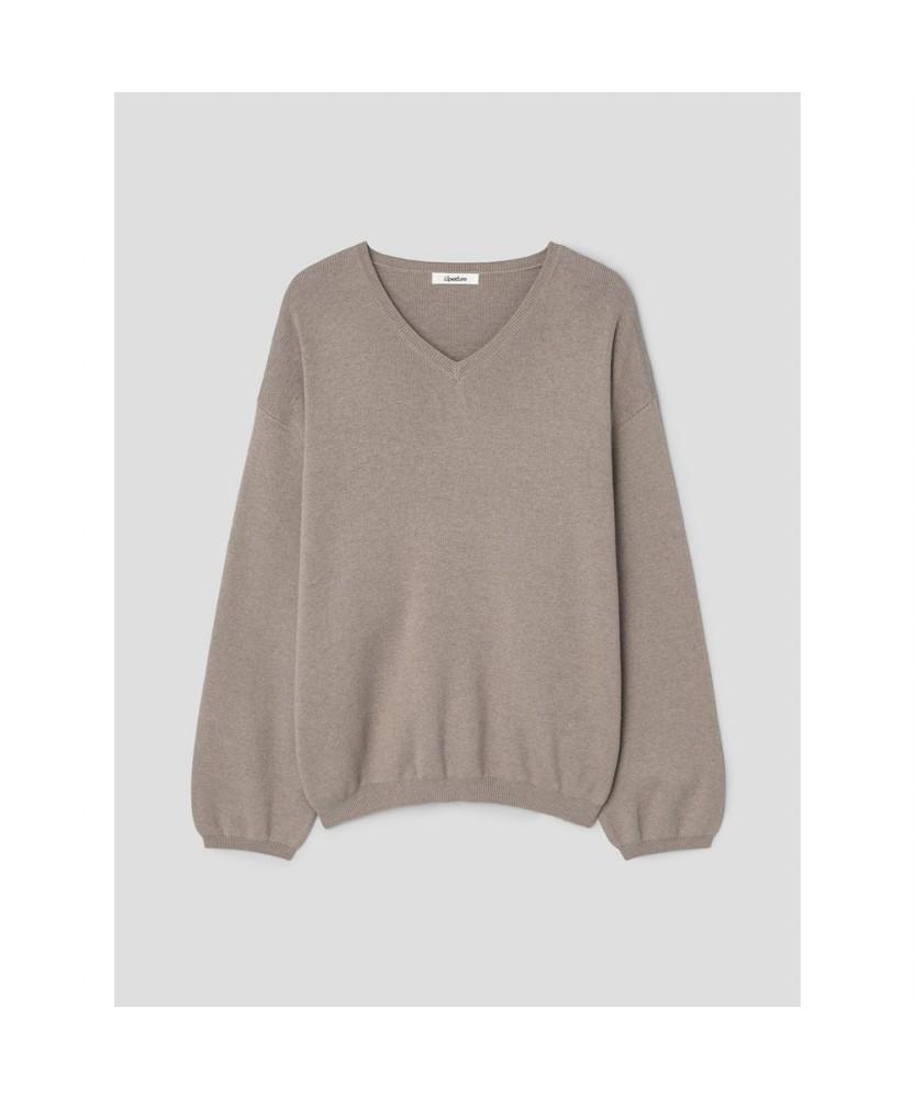 Diaepeocheo Aperture Boxy Knit Top Beige (Ta6251A04A)