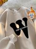 Unisex Trendy Plus Velvet Thick Hoodie - Autumn/Winter Round Neck Pullover