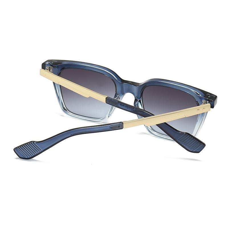 New European American Mens Square Glasses Retro Double Grooved Frame Sunglasses Spot 6069