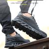 Schuhe schützende, atmungsaktive, leichte, bruchsichere und durchdringende Stahl-Baotou-Arbeitsschuhe für Herren, Sicherheitsschuhe