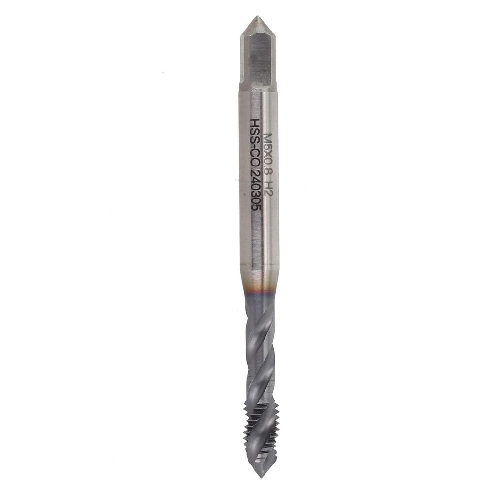 M5 Spiral Tap HSS Tap For Drilling And Tapping Extended Service Life Good Wear Resistance High Hardness For Aluminum