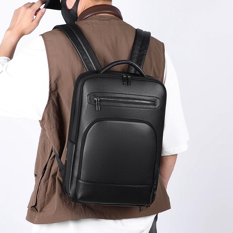 Business-Rucksack, High-End Herren-Rucksack, modisch und multifunktional, großes Fassungsvermögen 16-Zoll-Computertasche für Herren