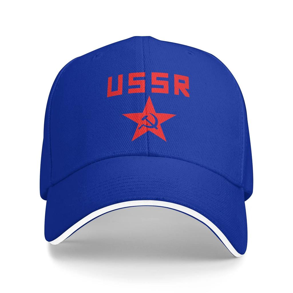USSR Soviet CCCP Russian Casual Baseball Cap Summer  Trucker Hat Wholesale Kpop Rock Snapback Cap Unisex Unisex Funny Baseball Caps