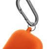 UNIQ case for Nexo AirPods 4 + Ear Hooks Silicone orange/volt orange